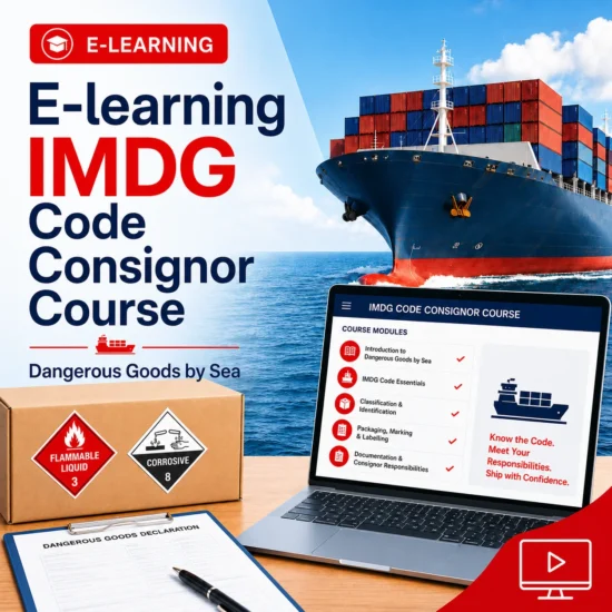 E-learning IMDG code Consignor Course (Angielski)