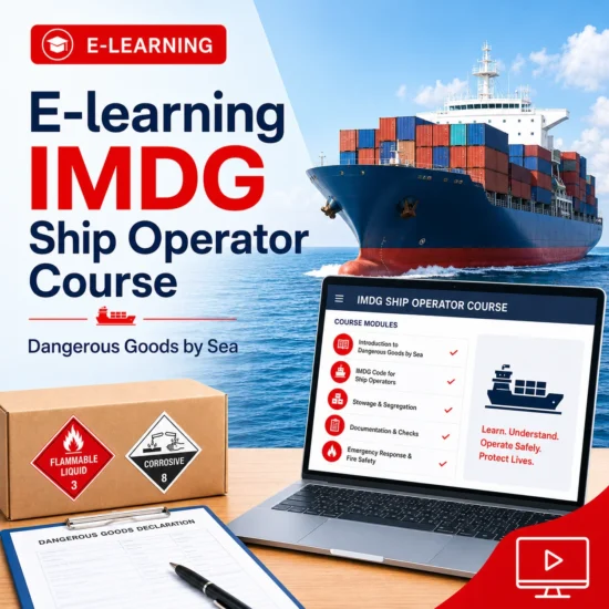 E-learning IMDG code Ship operator Course (Angielski)